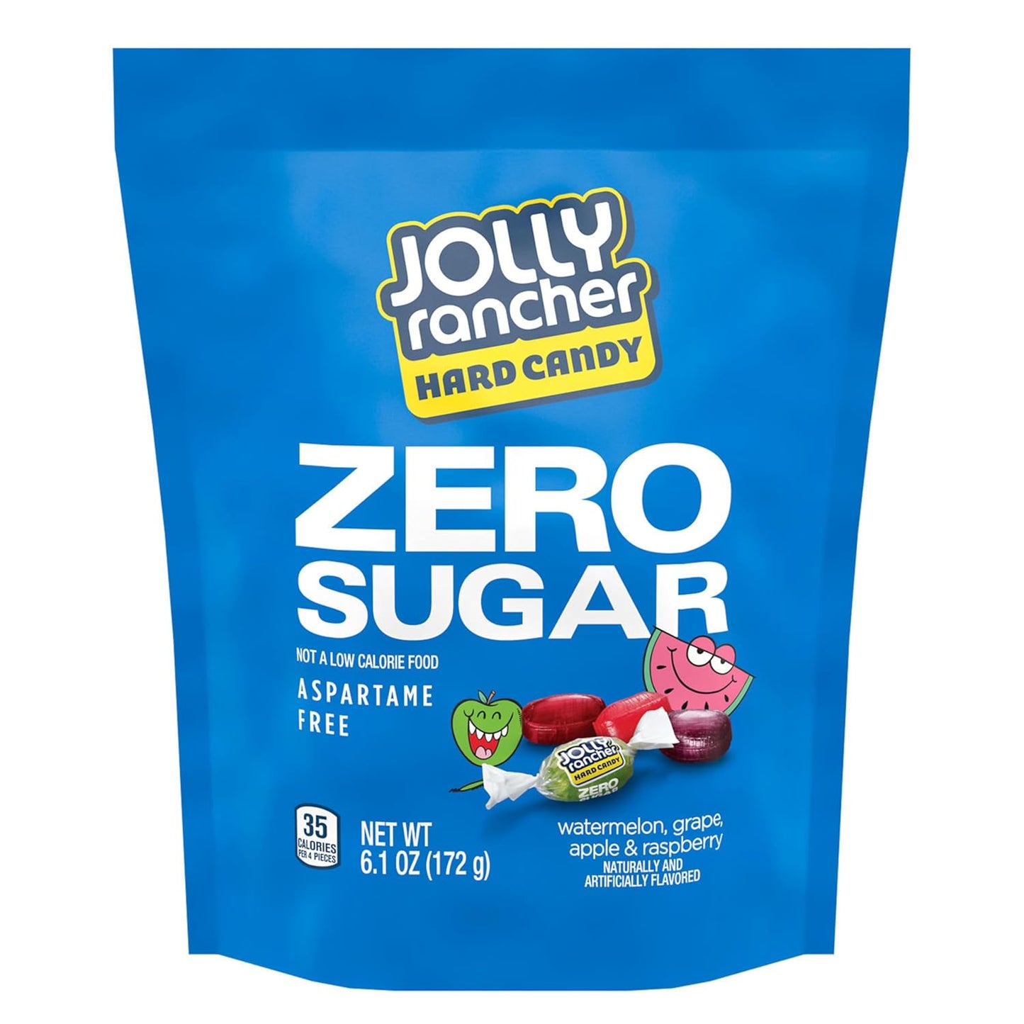 JOLLY RANCHER Zero Sugar Assorted Fruit Flavored Hard Candy Bag