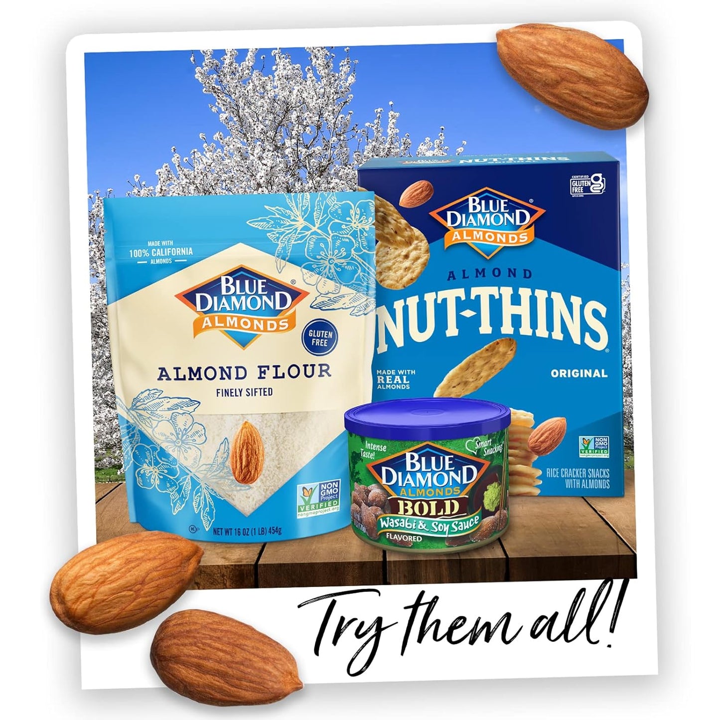 Blue Diamond Almonds Low Sodium Lightly Salted Snack Nuts