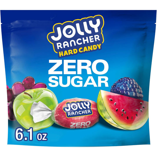 JOLLY RANCHER Zero Sugar Assorted Fruit Flavored Hard Candy Bag